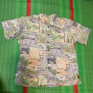 Vintage Hawaiian shirt paradise Bay hundred percent cotton